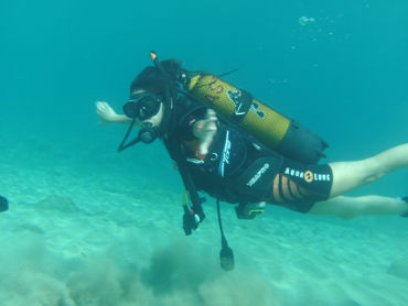 diver underwater